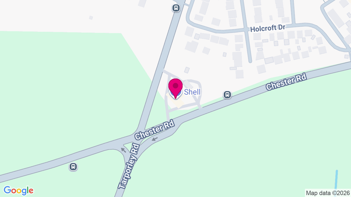 Map of digital billboard locations in Northwich