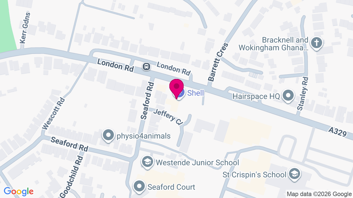 Map of digital billboard locations in Wokingham
